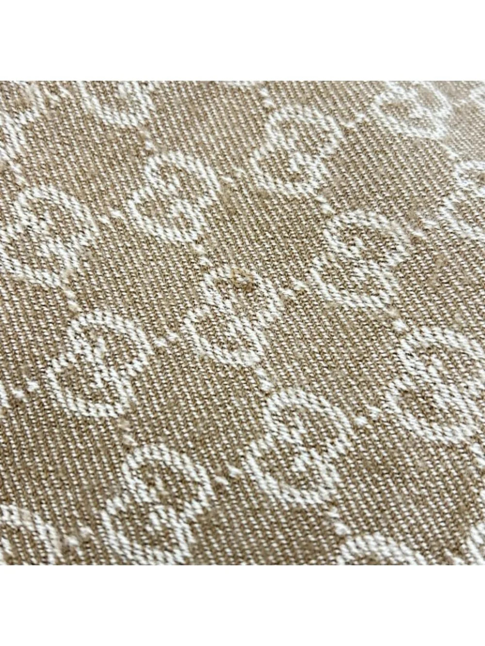 Gucci GG Pattern Fringe Wool Scarf